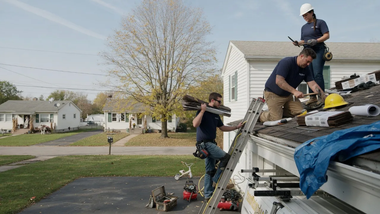 Local Roofing Contractors in Thayer, IL near me